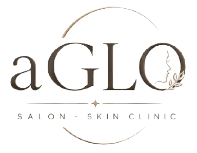 aGlo Salon and Skin Clinic Gold Coast beauty and hair care branding